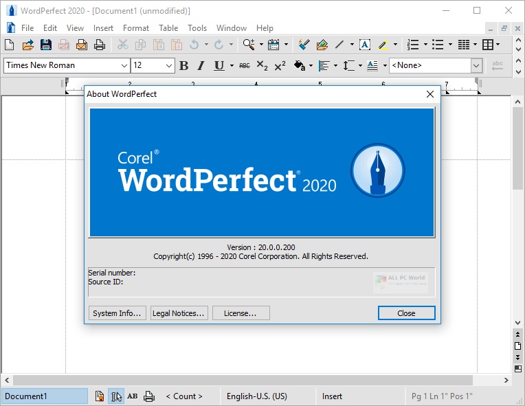 Corel WordPerfect Office X9 Crack Latest All In One Suit Standard Edition